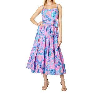 NWT Lilly Pulitzer Edith Midi Dress - size 14